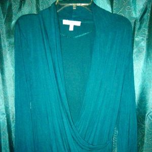 Drap cover blouse